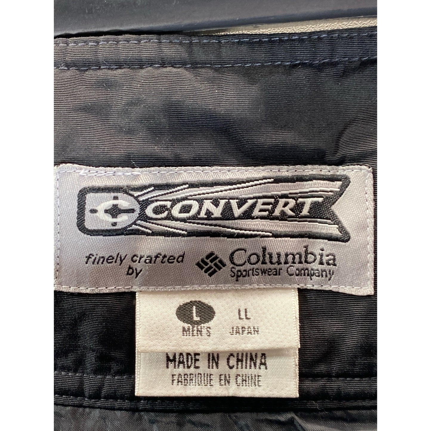 COLUMBIA Sportswear Convert Men's Black Nylon Snow Pants SZ L