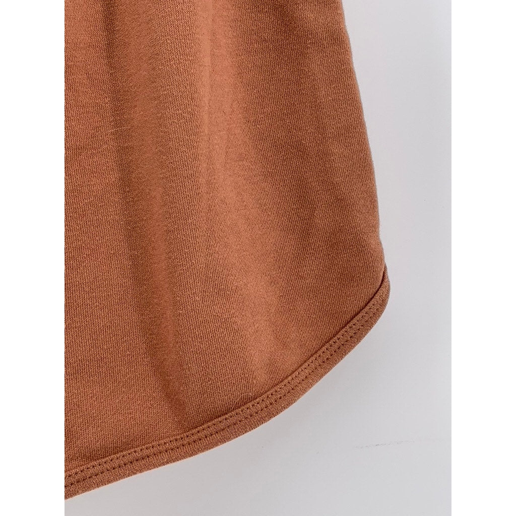BOZZOLO Women's Tan Casual Cotton-Blend Shorts SZ L