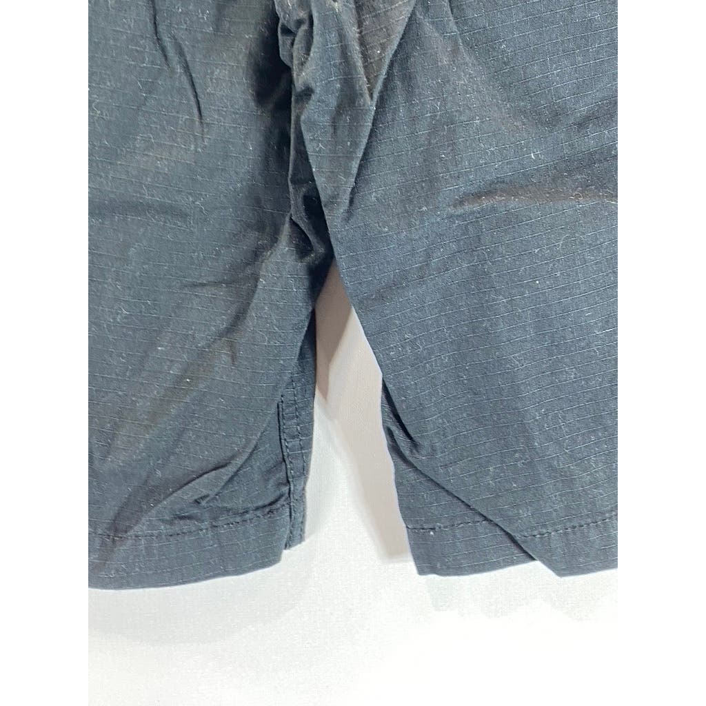 VANS Men's Solid Black Cargo Shorts SZ 28