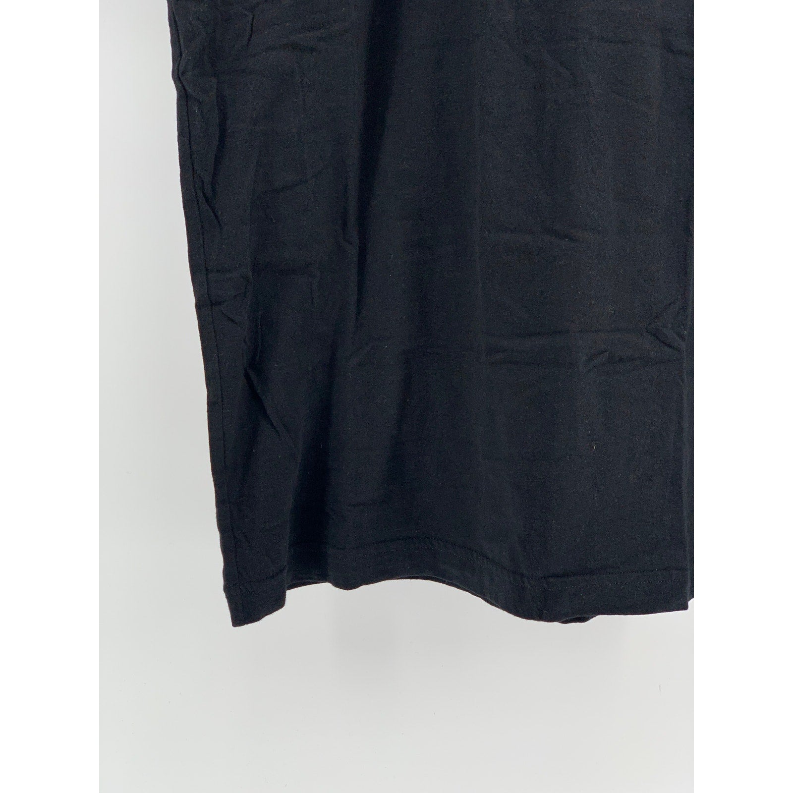 AMERICAN APPAREL Men's Black Casual Crewneck Graphic Short Sleeve T-Shirt SZ S