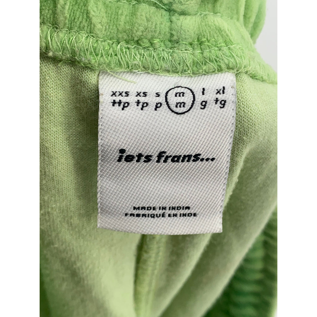 IETS FRANS Women's Green Velour Drawstring Pull-On Shorts SZ M