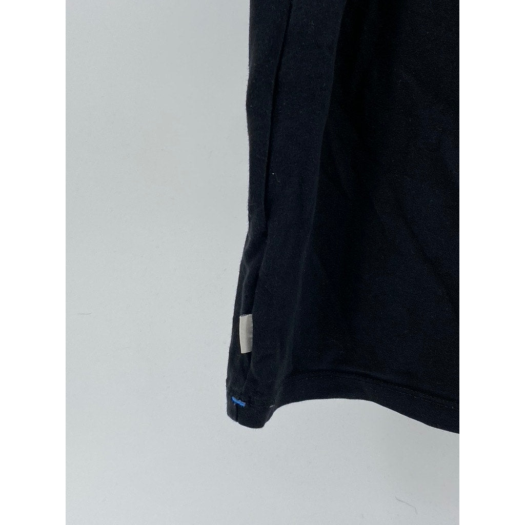 SCOTCH & SODA Men's Black Solid Crewneck Short Sleeve Casual T-Shirt SZ M