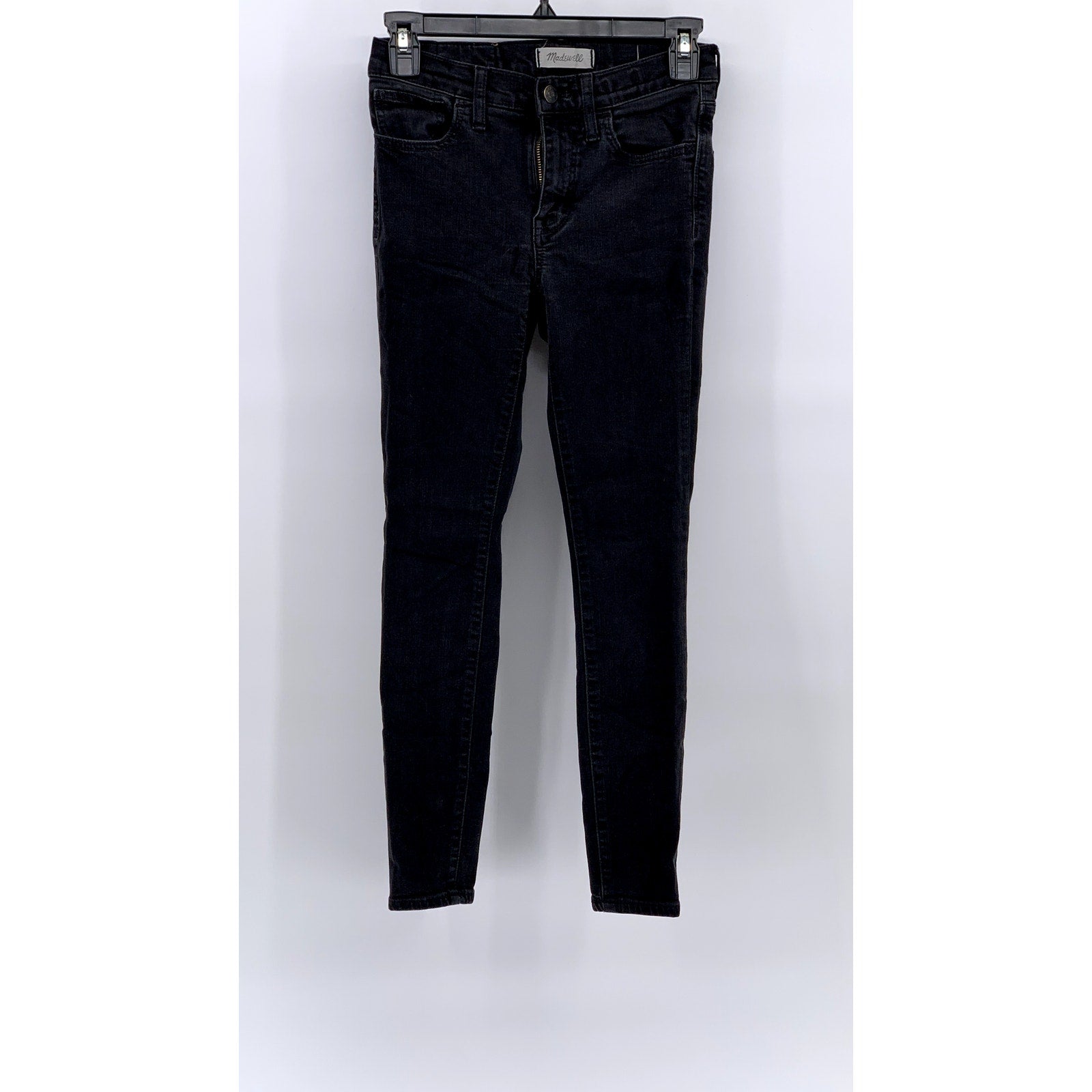 MADEWELL Women's Black Skinny Roadtripper Jeans SZ 25