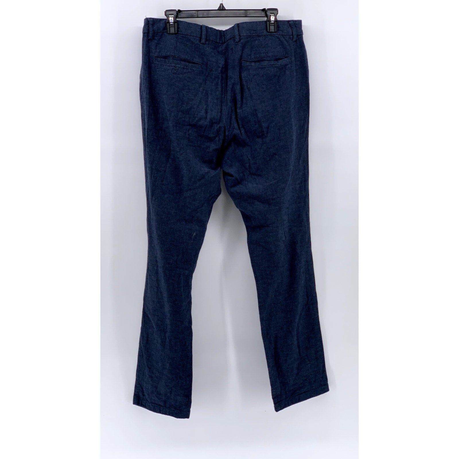 OLD NAVY Men's Navy Linen-Blend Slim-Fit Pant SZ 34X34