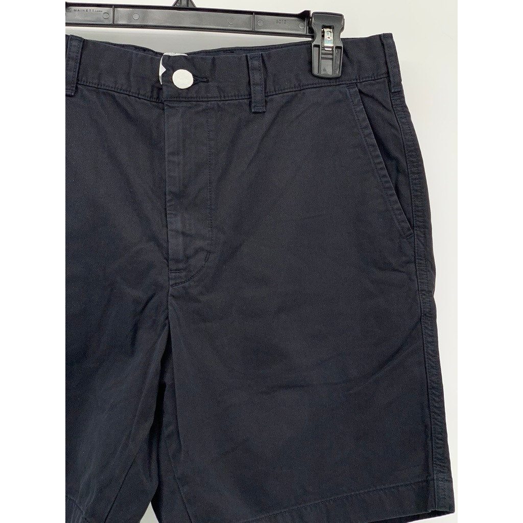 UNIQLO Men's Navy Regular-Fit Chino Shorts SZ M
