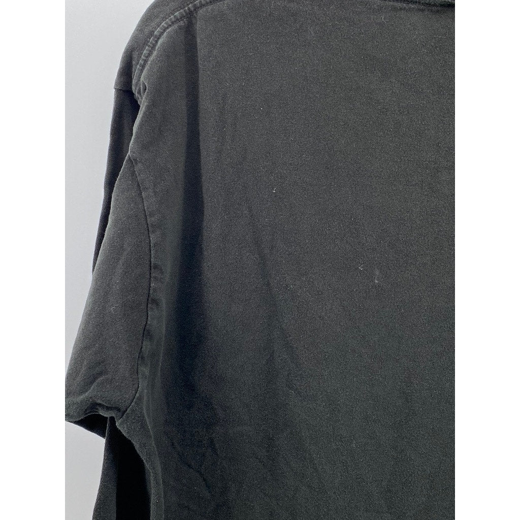 FANATICS Men's Black New York Yankees Logo Crewneck Short Sleeve T-Shirt SZ L