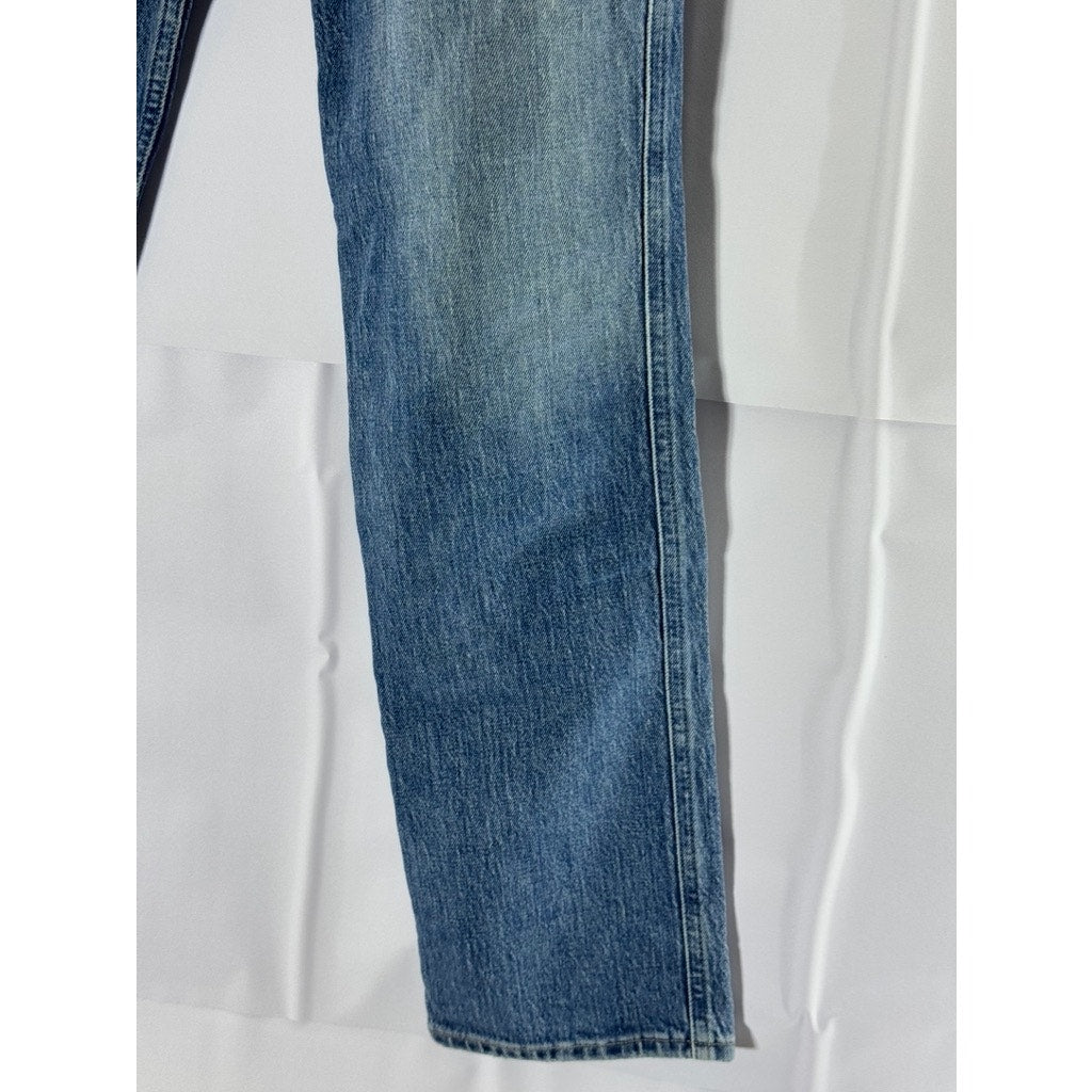 CITIZENS OF HUMANITY Women's Blue Denim Daphne Straight-Leg Jeans SZ 27