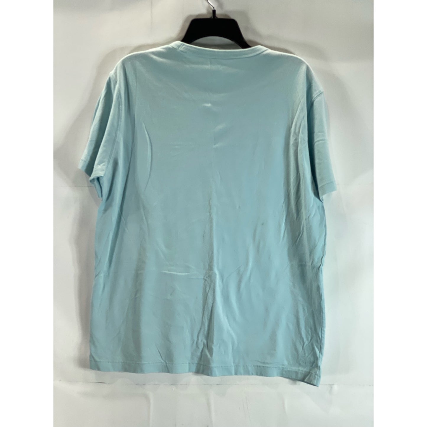 AMERICAN EAGLE Men's Teal Graphic Crewneck Standard-Fit Super Soft T-Shirt SZ M