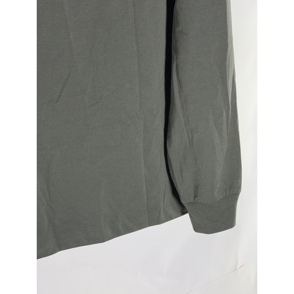 UNIQLO Men's Dark Gray Crewneck Airism Long Sleeve T-Shirt SZ L