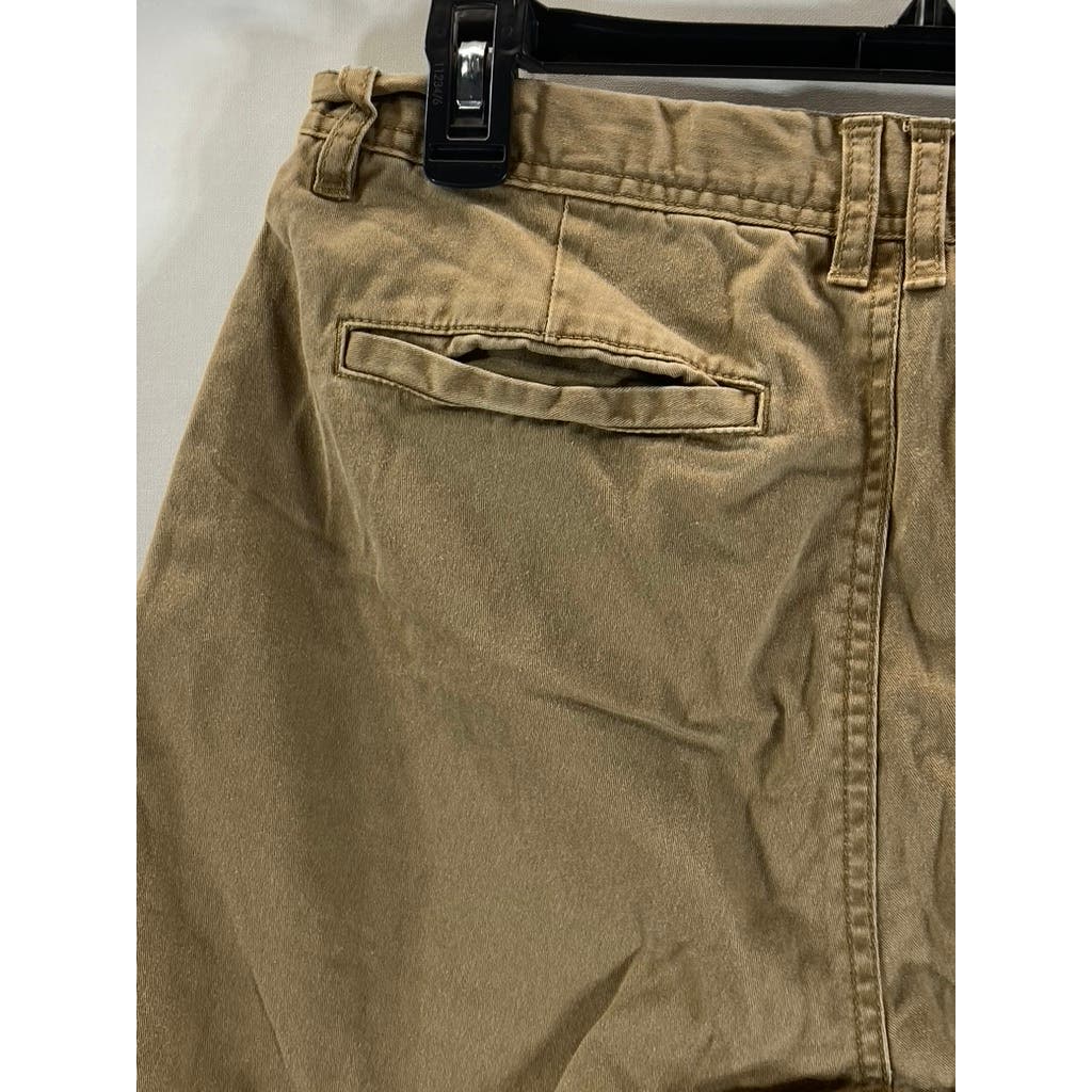 STANDARD CLOTH Men's Tan Skinny Four-Pocket Chino Shorts SZ 32
