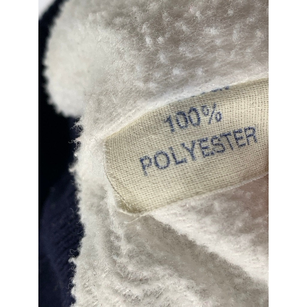 DELONG Women's White-Navy Vintage Varsity Cheerleader Jacket SZ XL