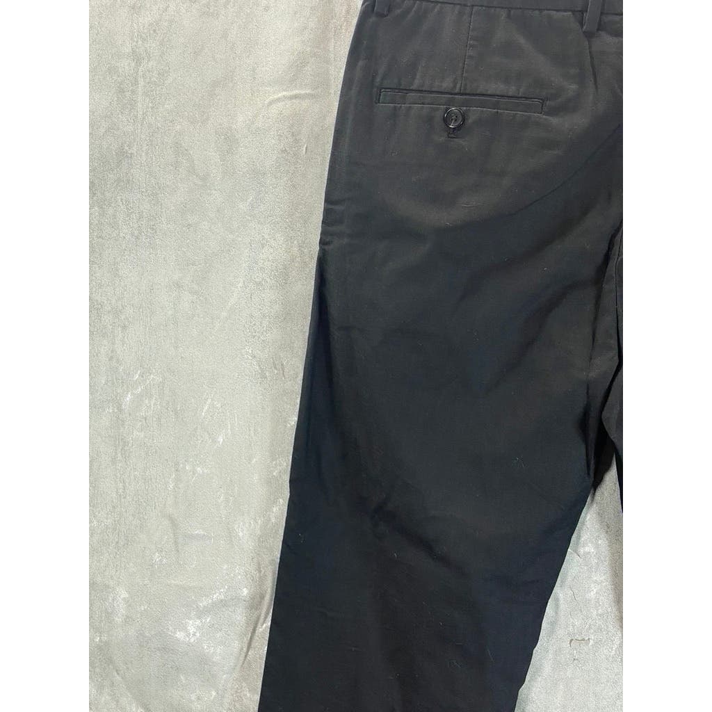 O.N.S Men's Black Solid Straight-Leg Dress Pants SZ 32