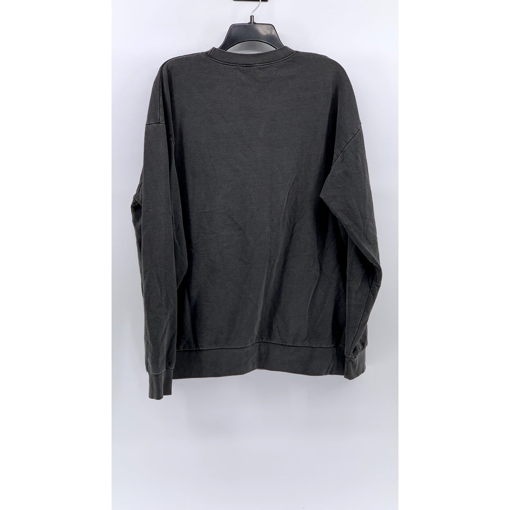 ONLY NY Men's Charcoal Gray Long Sleeve Cotton T-Shirt SZ L