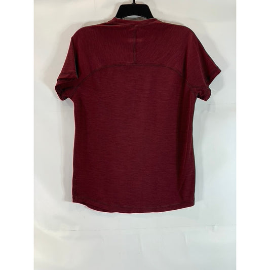 AMERICAN EAGLE OUTFITTERS Men's Burgundy AE Active 360 Extreme Flex T-Shirt S