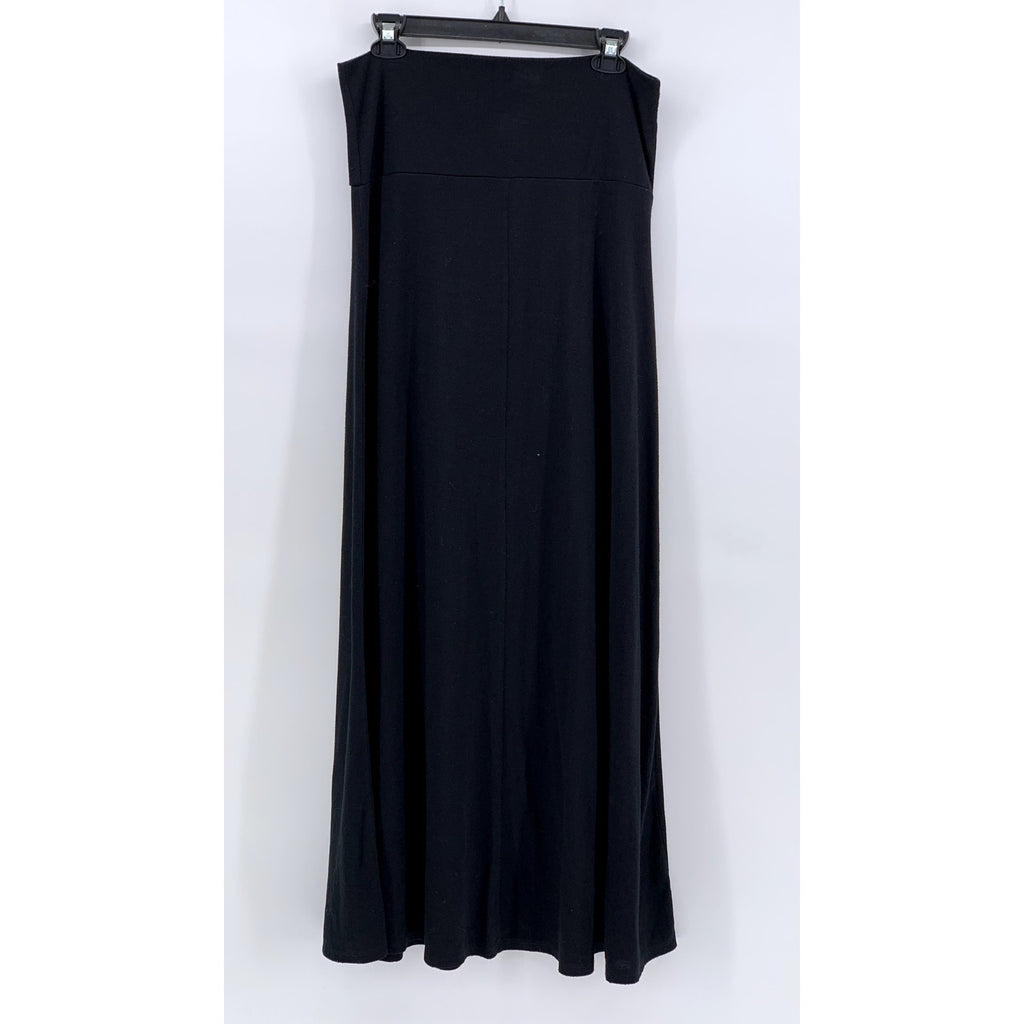 MOSSIMO SUPPLY CO Women’s Black Solid Maxi Skirt SZ L
