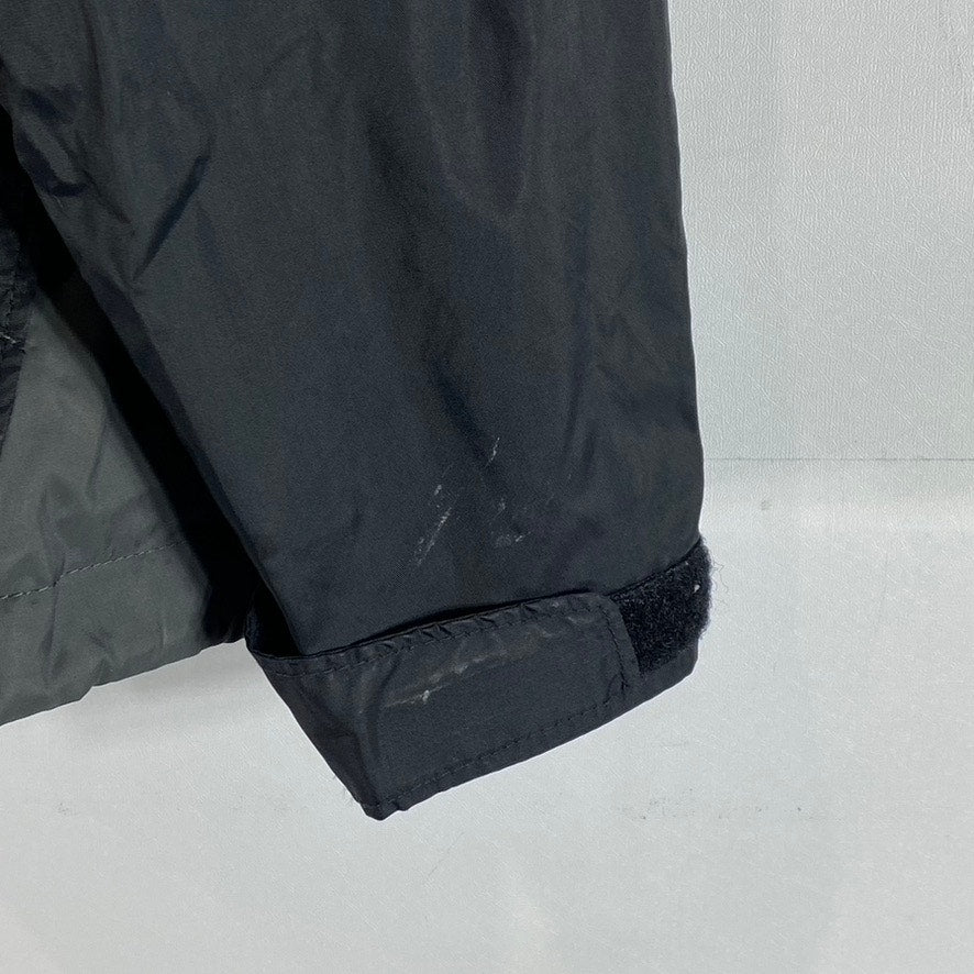 COLUMBIA Men's Black/Grey Glennaker Lake Full-Zip Vintage Rain Jacket SZ M