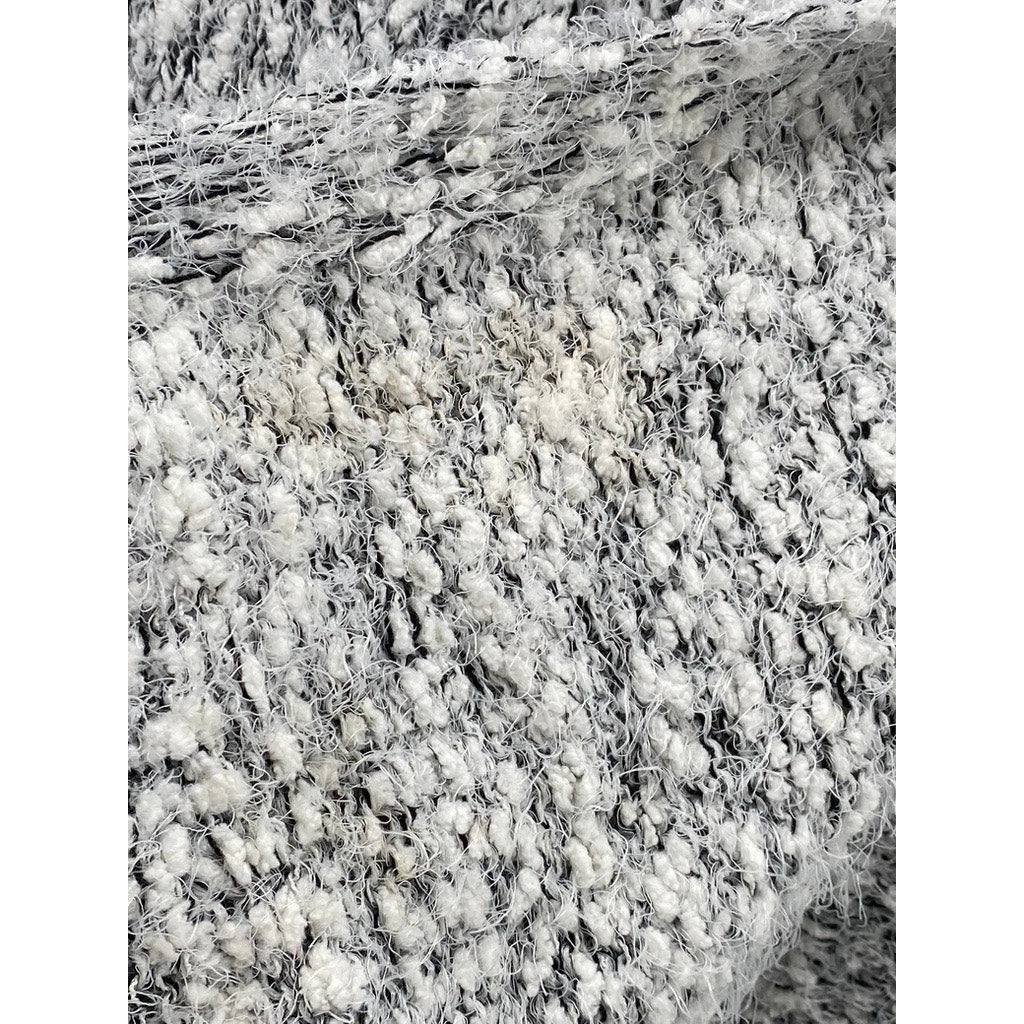 MUDD Women’s Marled Gray Knit Open-Front Hooded Cardigan SZ M