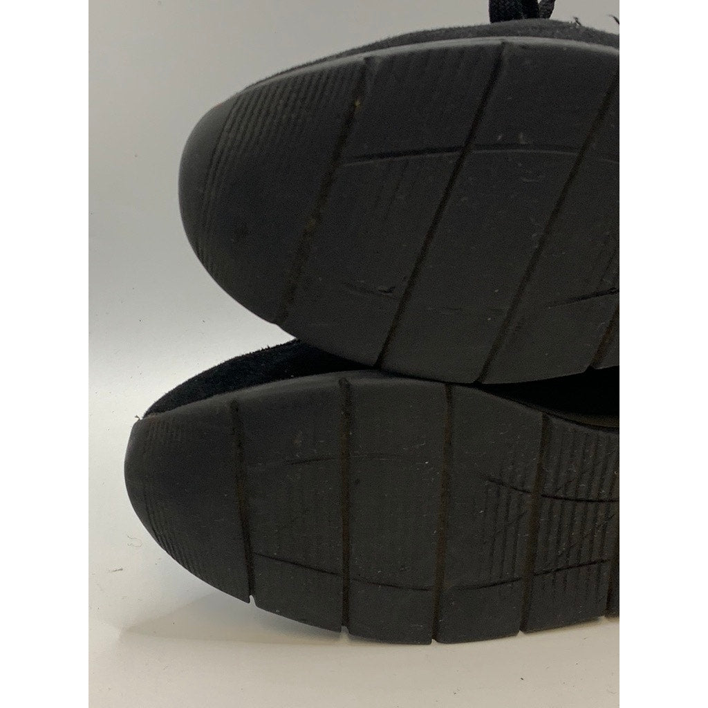 XTI Women's Black Rhinestone Embellished Wedge Sneakers SZ 40(9)