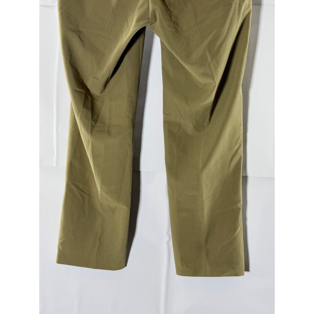 VAN HEUSEN Men's Tan Flex Slim-Fit Flat Front Dress Pants SZ 29X32