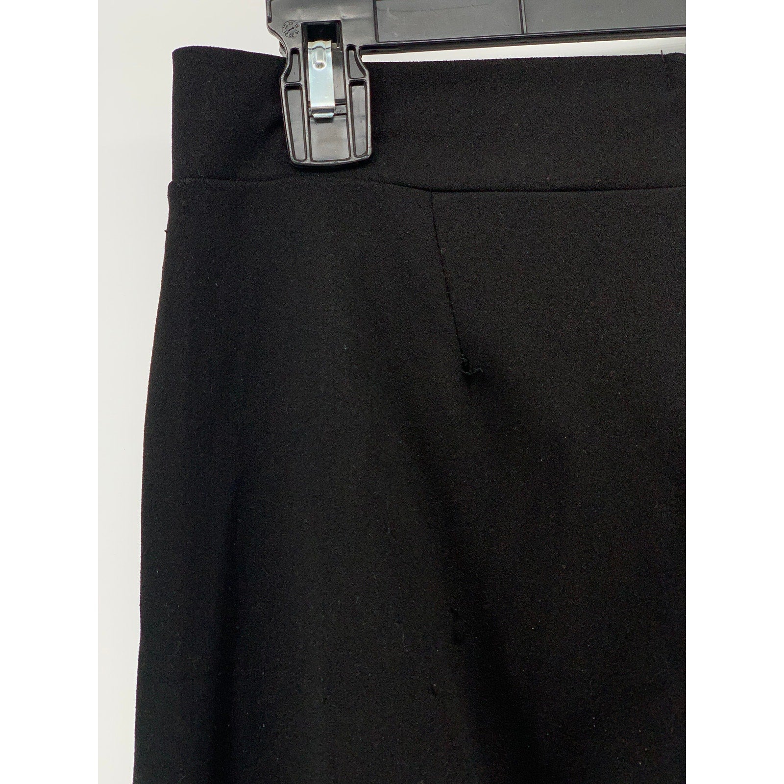 FASHION NOVA Women's Black High-Rise Asymmetrical Button Wide-Leg Pant SZ M