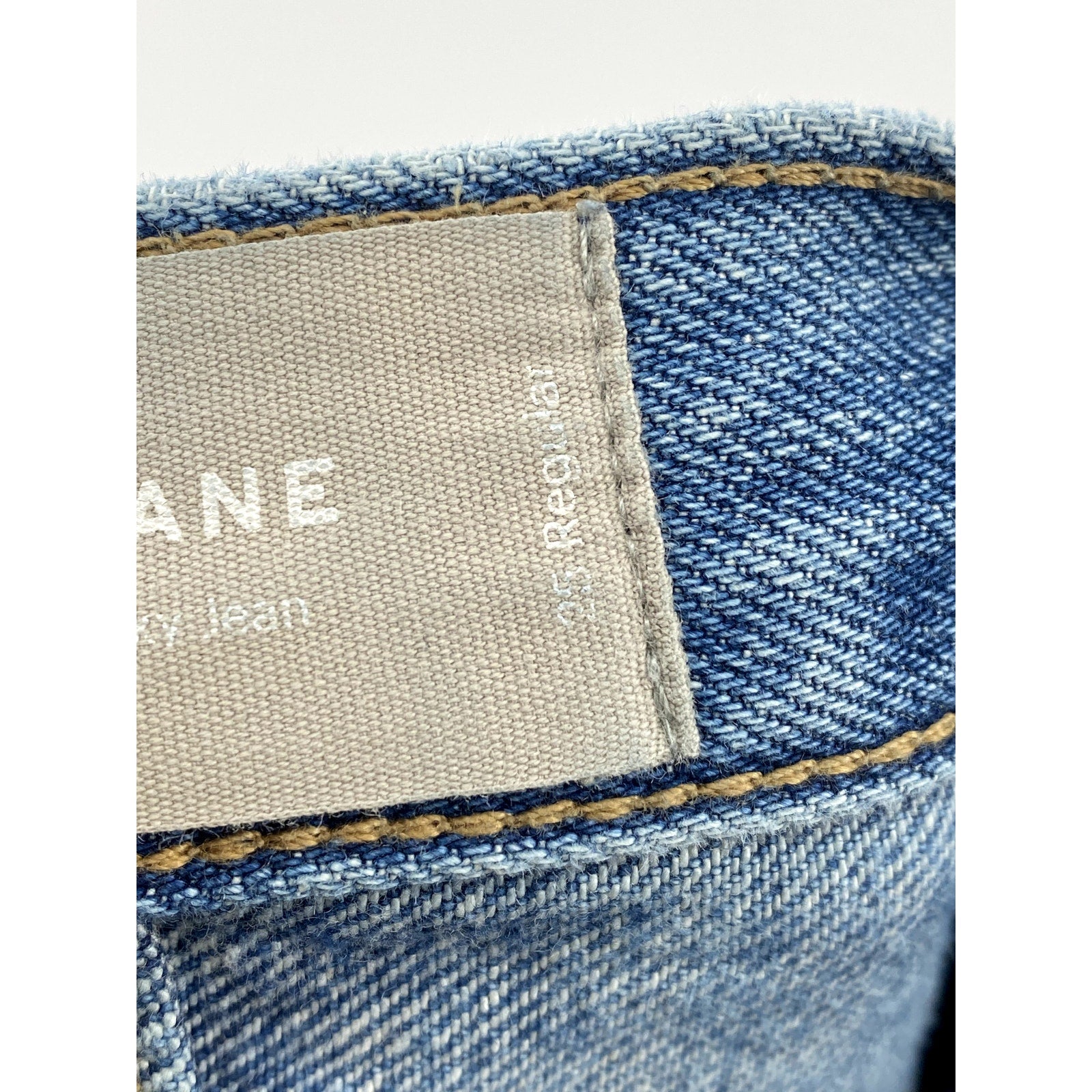 EVERLANE Women's Blue Denim The 90's Cheeky Organic Cotton Regular Fit Jean SZ25