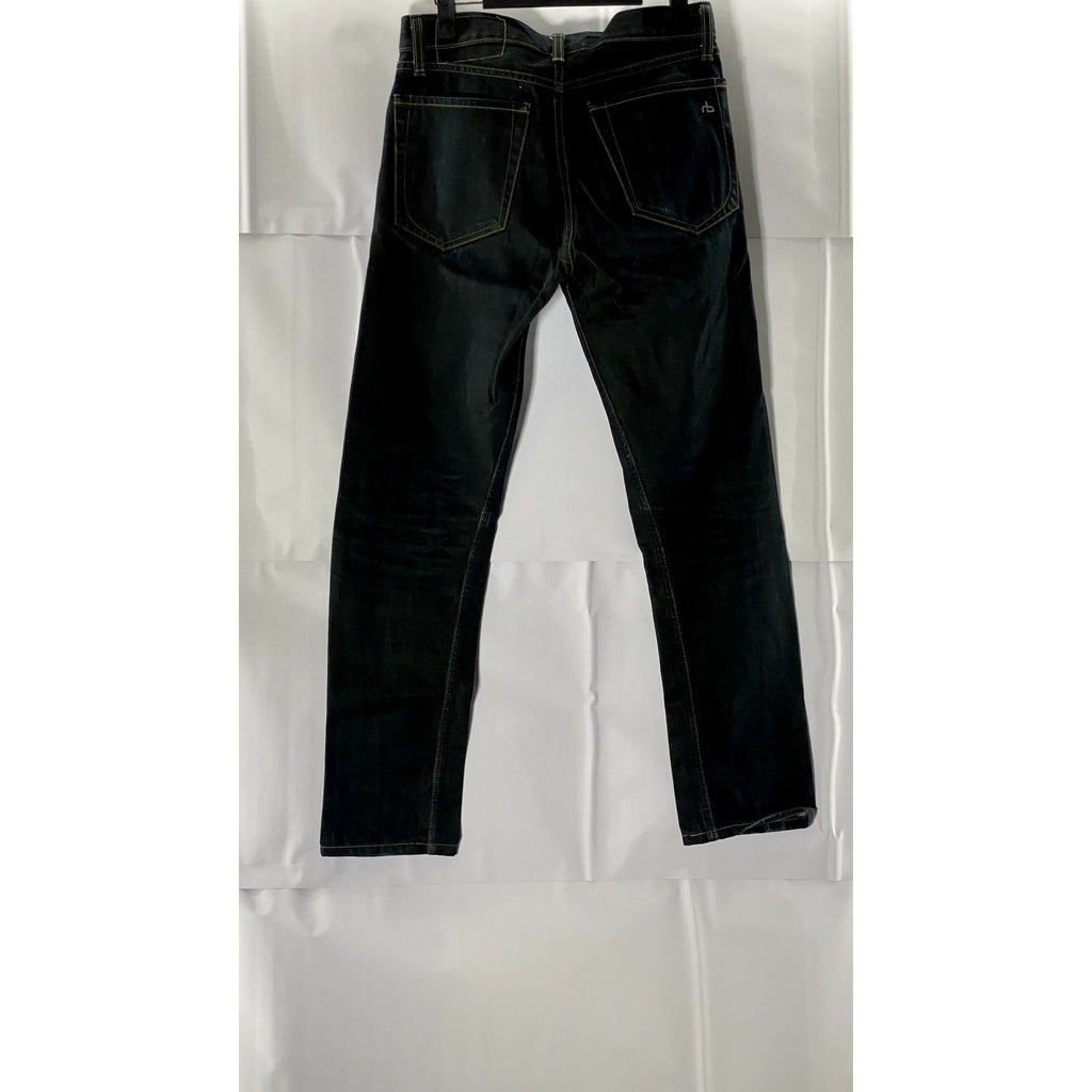 RAG & BONE Men's Dark Blue R15X Slim Straight Five-Pocket Denim Jean SZ 29