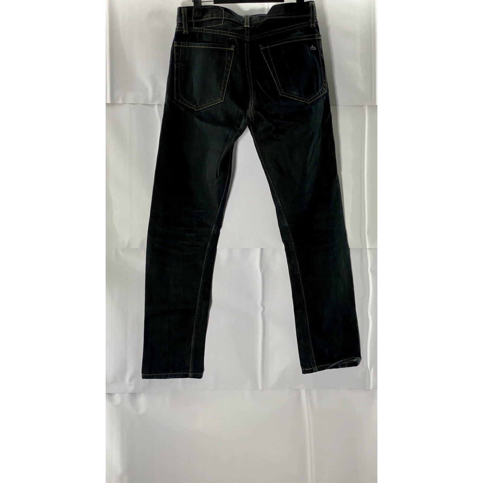 RAG & BONE Men's Dark Blue R15X Slim Straight Five-Pocket Denim Jean SZ 29