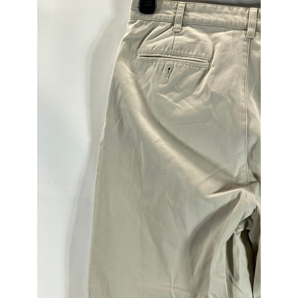 TOMMY HILFIGER Men's Tan Vintage Modern-Fit Flat Front Dress Pants SZ 36X30