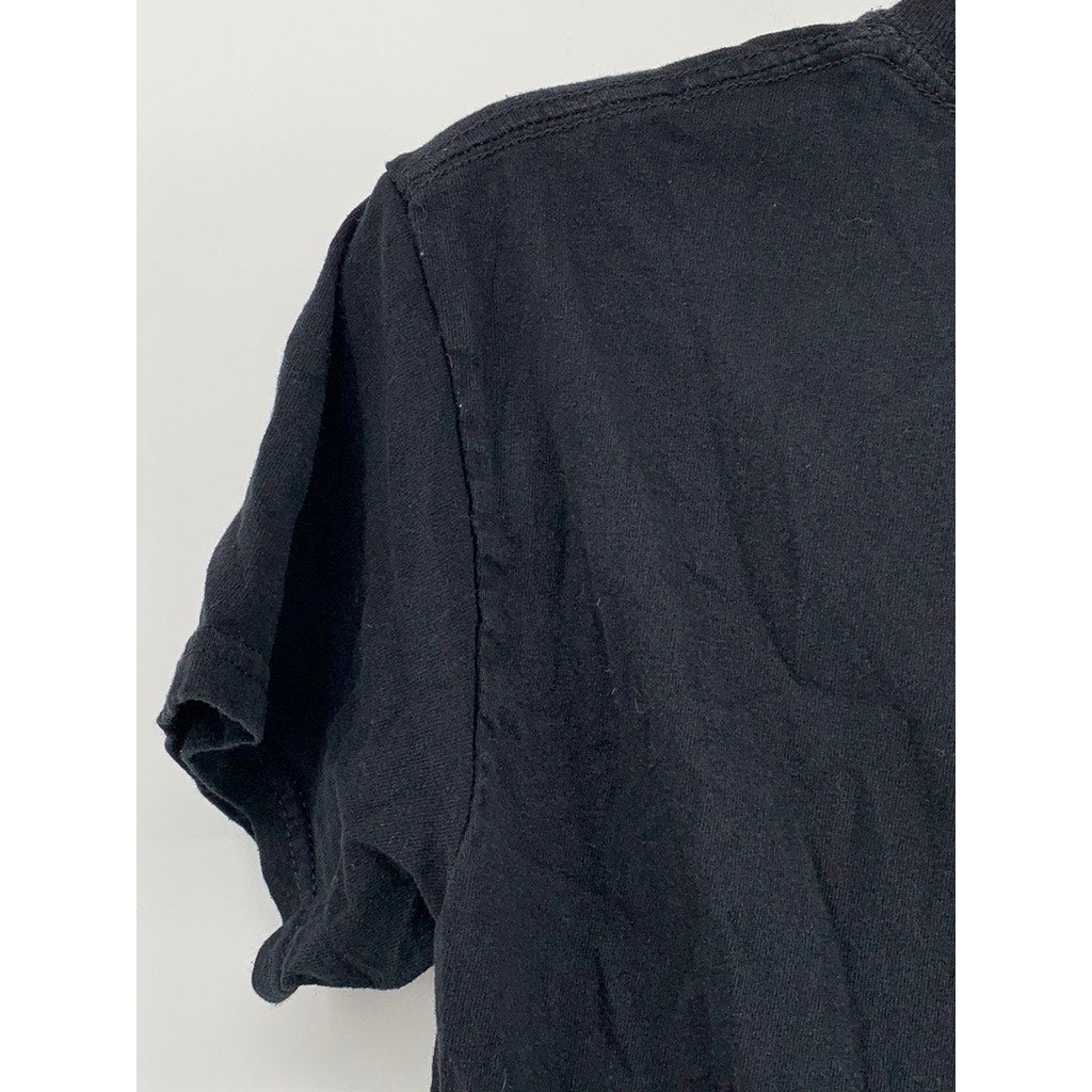 GHOST FACE Unisex Black Scary Movies & Chill Graphic Short Sleeve T-Shirt SZ S