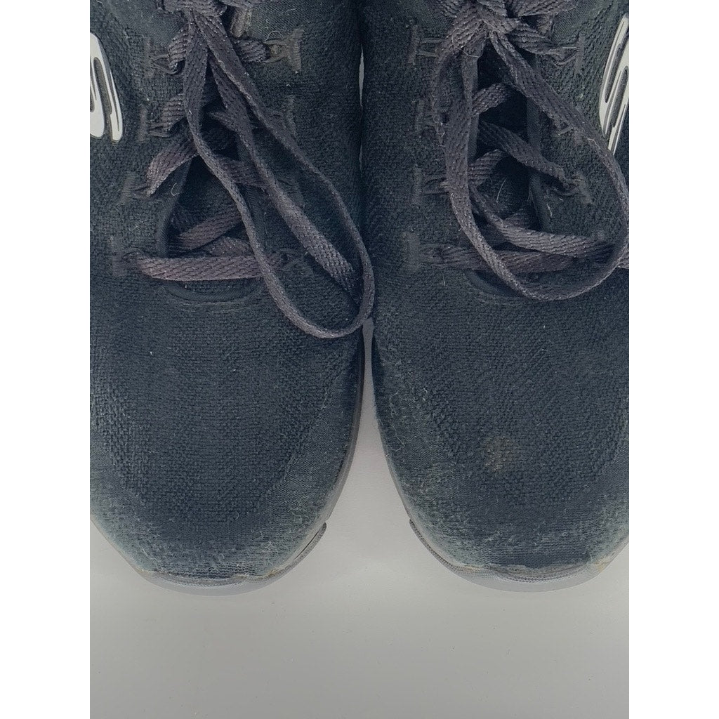 SKECHERS Women's Black Arch-Fit Lightweight Lace-Up Active Sneakers SZ 8