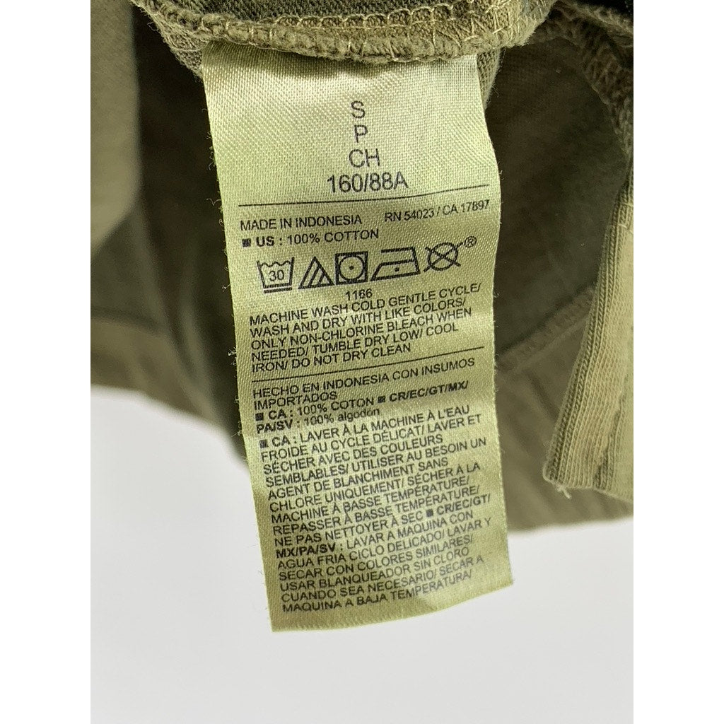 OLD NAVY Women's Olive Green Crewneck Casual Short Sleeve Top SZ S
