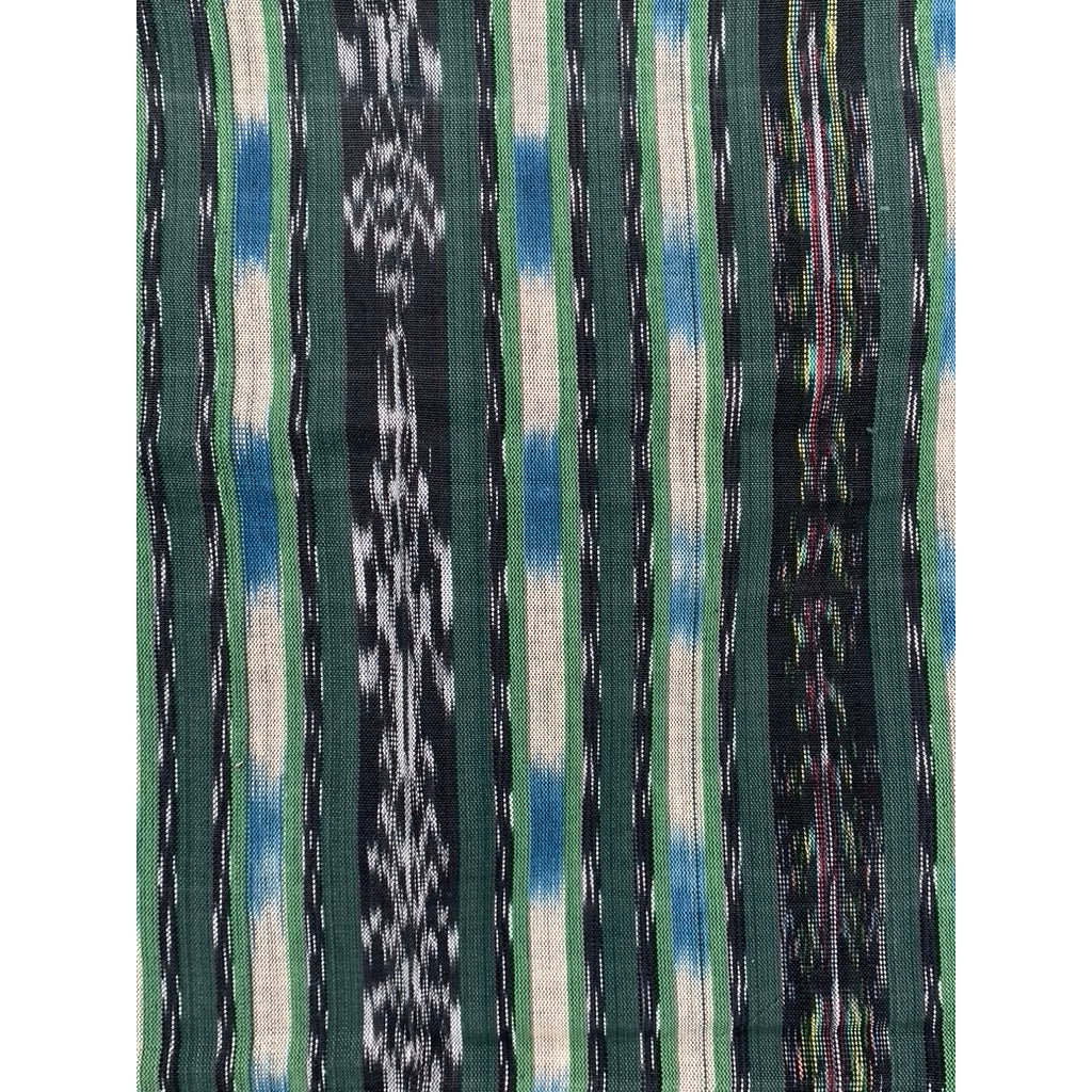 UNBRANDED Green Knit Boho Print Fabric Table Cloth