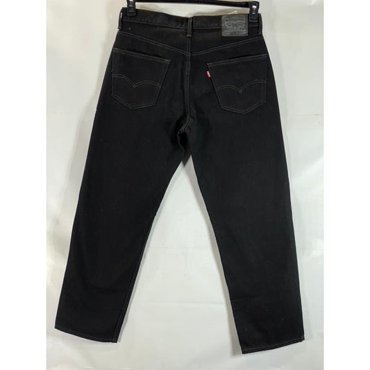 LEVI'S Men's Solid Black 550 Relaxed-Fit Five-Pocket Denim Jeans SZ 34X30
