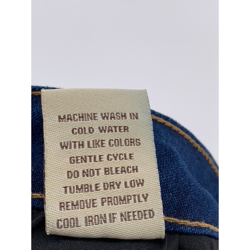ELITE JEANS Women's Blue Denim Skinny Leg Cargo Jeans SZ 15/32