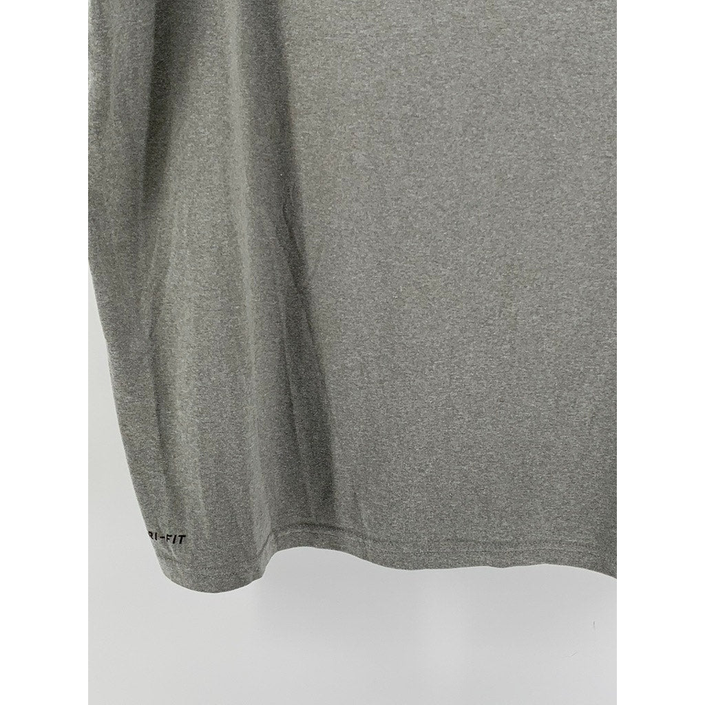 NIKE Men's Gray Huskies Football Logo Short Sleeve Shirt SZ XL