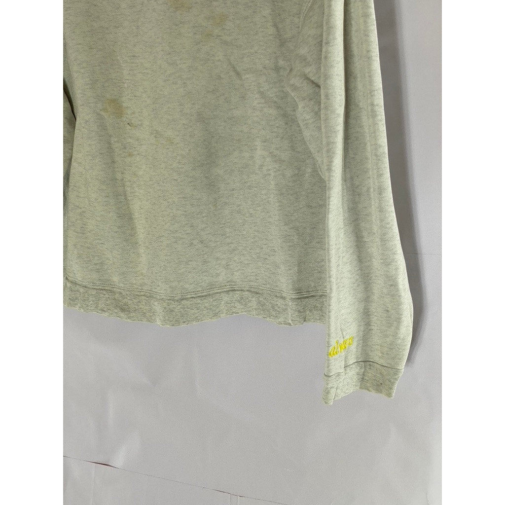 MAYFAIR Unisex Grey-Multicolor Empathy Always Embroidered Sweatshirt SZ OS