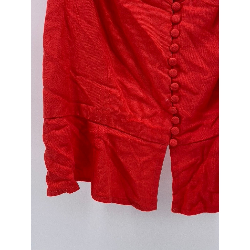 FOREVER 21 Women's Plus Red Cropped Tank Top Size 2X