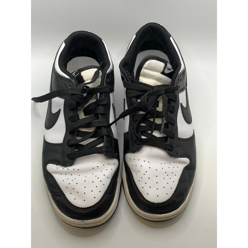 NIKE Men's Black-White Dunk Low-Top Sneakers SZ 9