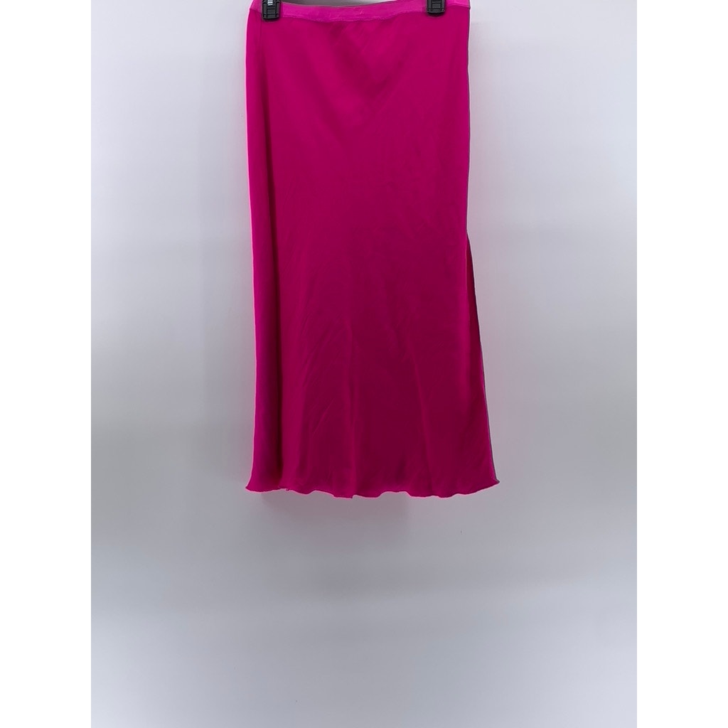FREE PEOPLE INTIMATELY Women's Fuchsia Pink Pull-On Midi Skirt SZ M
