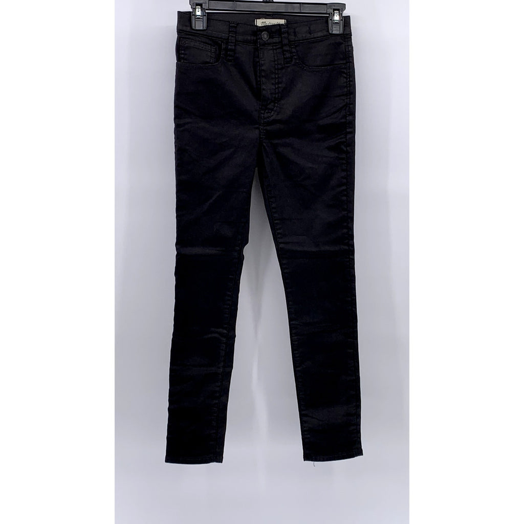 MADEWELL Women's Black Petite 10" High-Rise Skinny Jeans SZ 26P