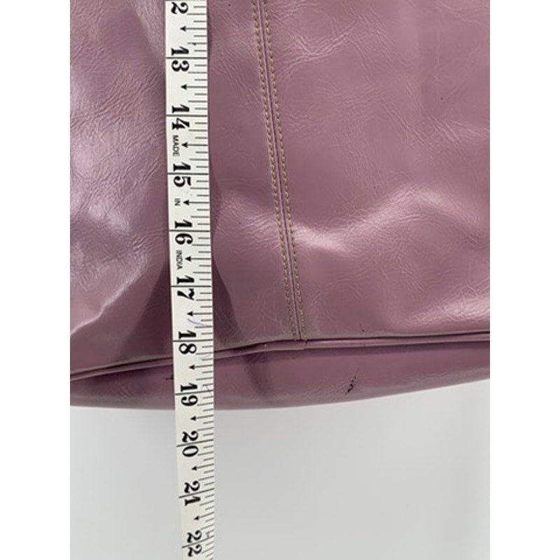 NINE WEST Women's Lilac Leather Shoulder Bag