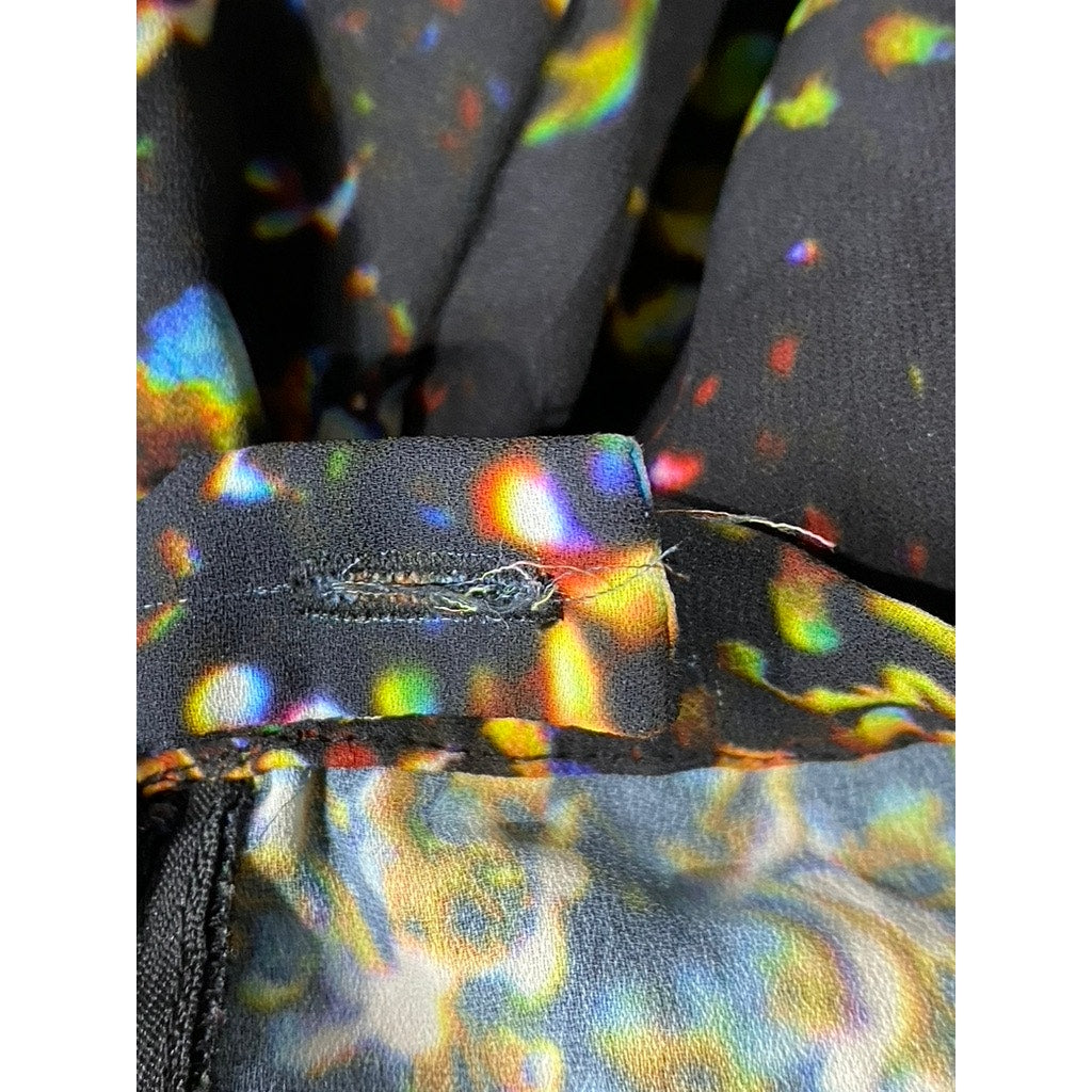 STOCKHOLM ATELIER & OTHER STORIES Women's Black Floral Midi Skirt SZ 6