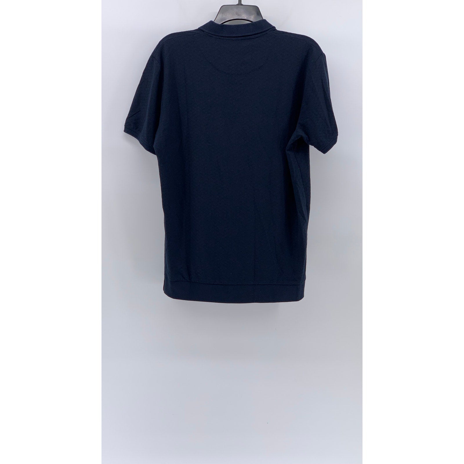 CACTUS MAN Ricky Singh Men's Navy Short Sleeve Classic Fit Polo Shirt SZ L