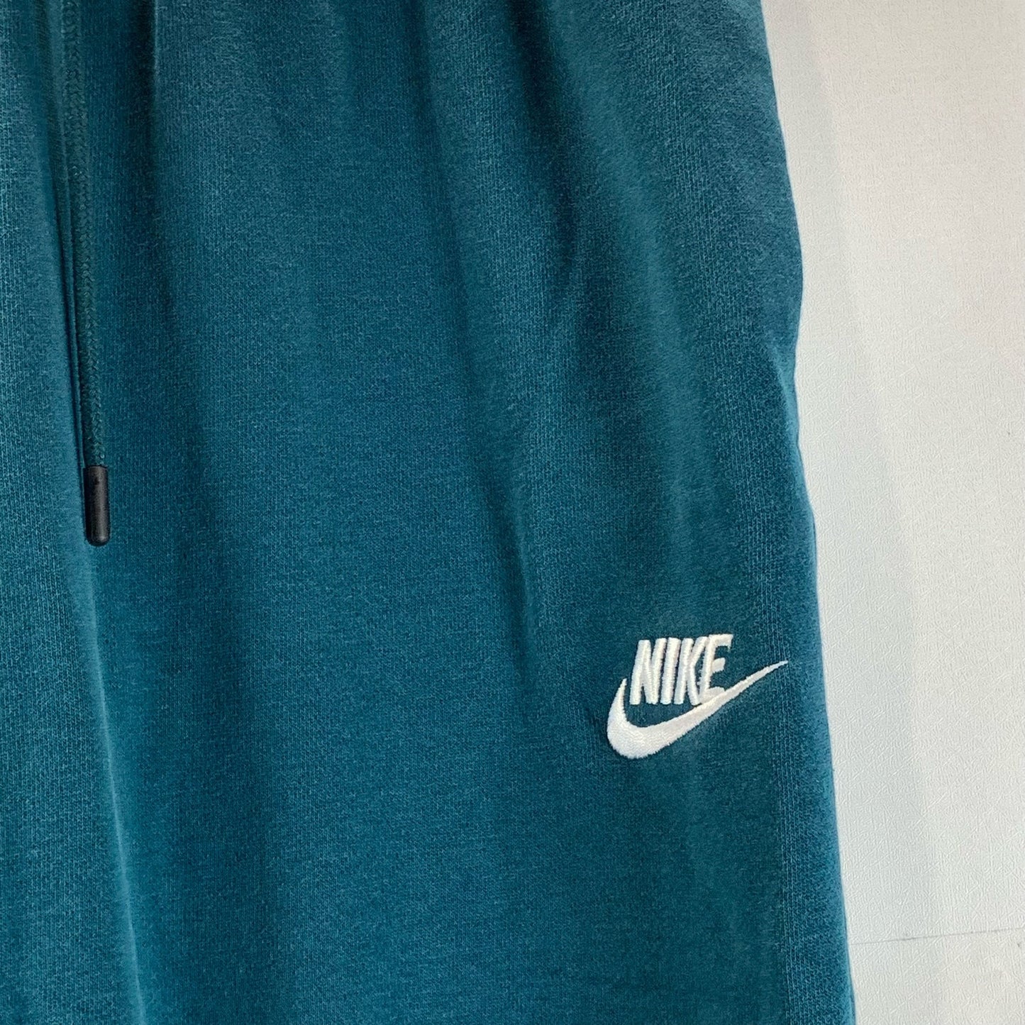 NIKE Women's Blue Essential Regular-Fit Fleece Drawstring Jogger Pants SZ S