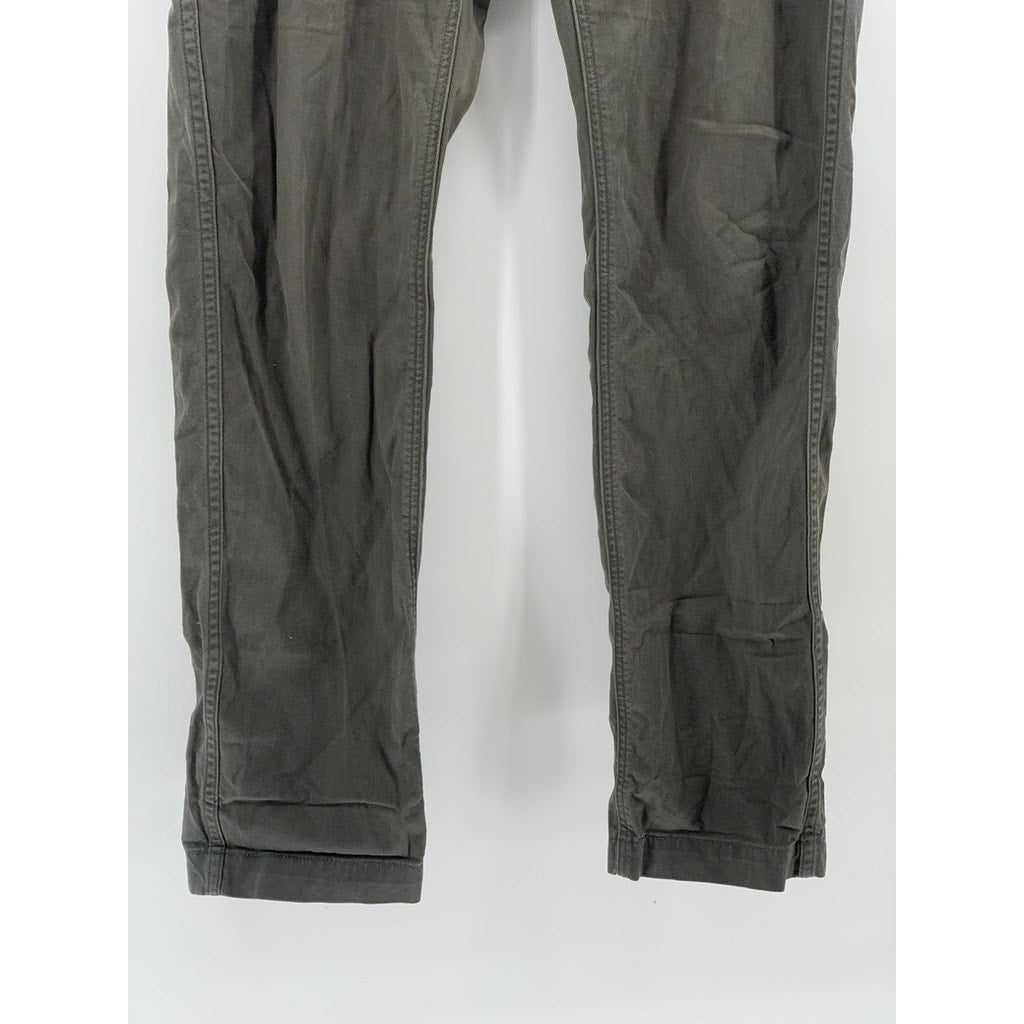 LEVI'S Men's Charcoal Gray Athletic-Fit Tapered Chino Pants SZ 32X34