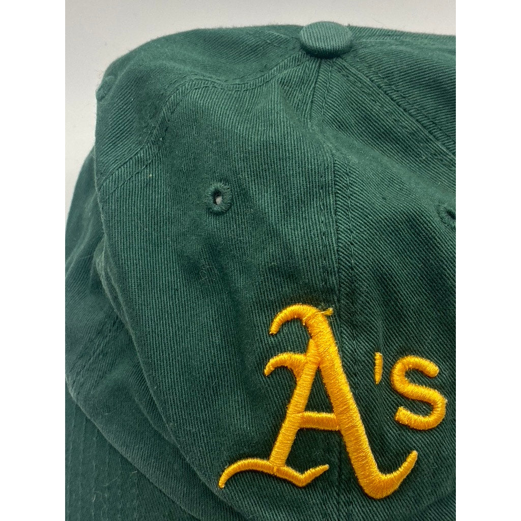 47’ BRAND Women’s Green-Yellow Embroidered A’s Adjustable Hat SZ OS