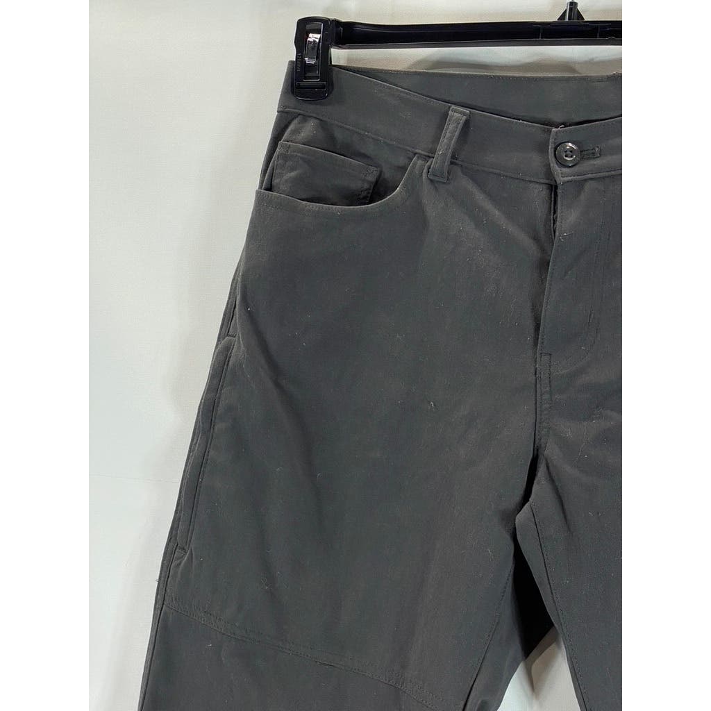 EDDIE BAUER Men's Dark Smoke Six-Pocket Straight-Leg Chino Pant SZ 34X30