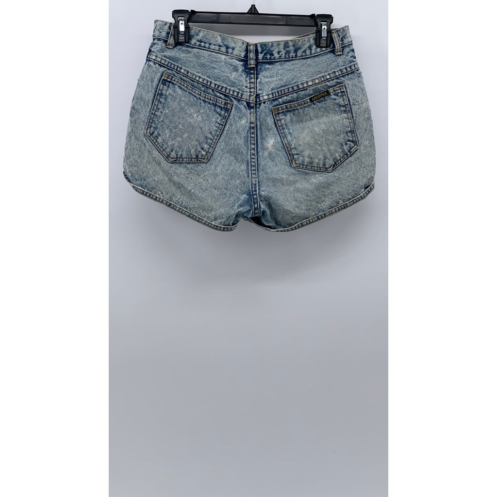 ARIZONA Women's Vintage Y2K Blue Denim Casual Five-Pocket Shorts SZ 29