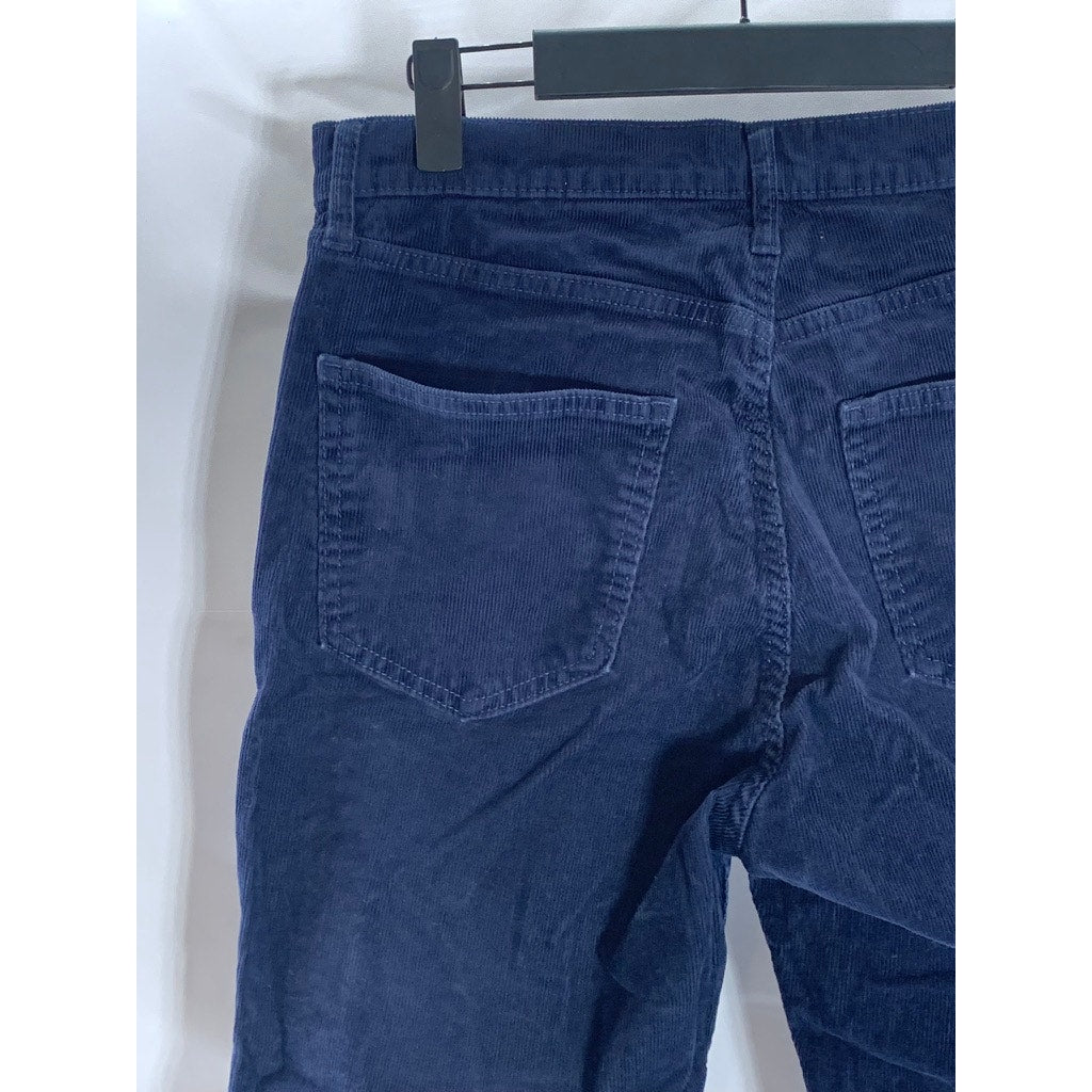 GAP Women's Navy Uniform Vintage Slim High-Rise Corduroy Pant SZ 29