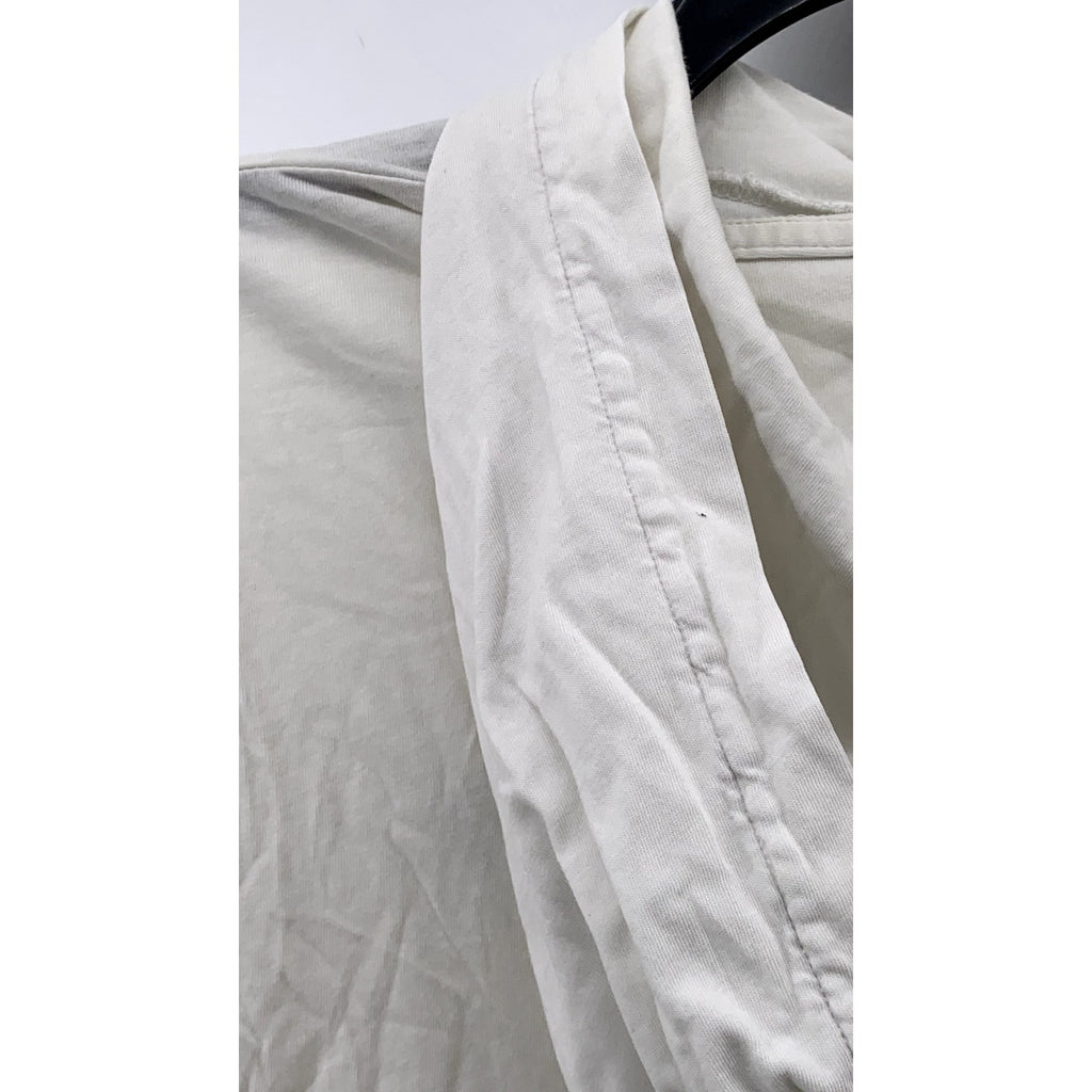 POLO RALPH LAUREN Men's White Hooded Lightweight Long Sleeve T-Shirt SZ M